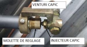 venturi gaz probleme capic