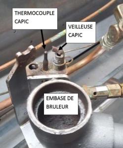 probleme de veilleuse et thermocouple